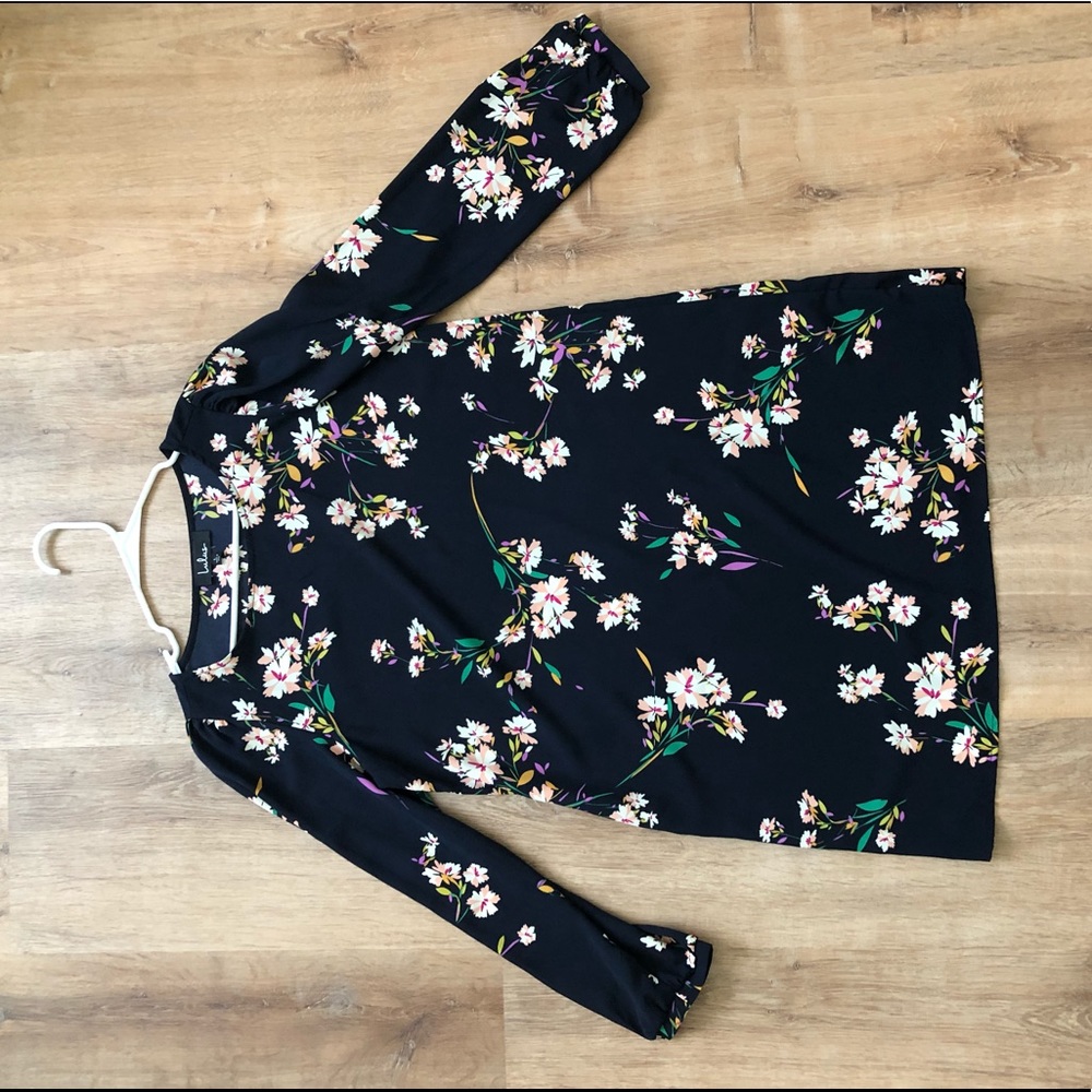Lulus.com knee length floral dress